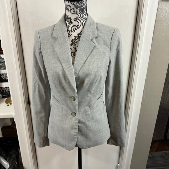 The Limited light gray 2 button closure business casual blazer - Picture 1 of 9